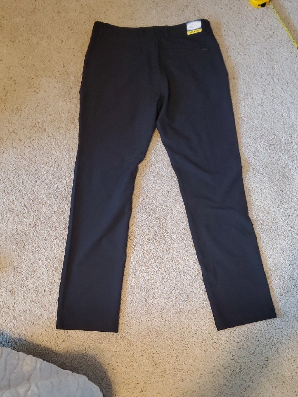 Greg Norman Collection Black Men's Dress Pants - Straight Fit 32x32 - Picture 8 of 10